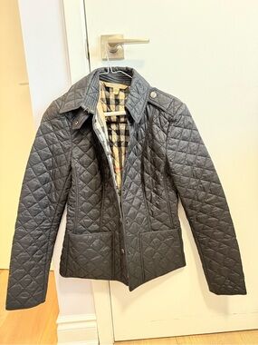 Burberry Black Quilted Women's Puffer Jacket